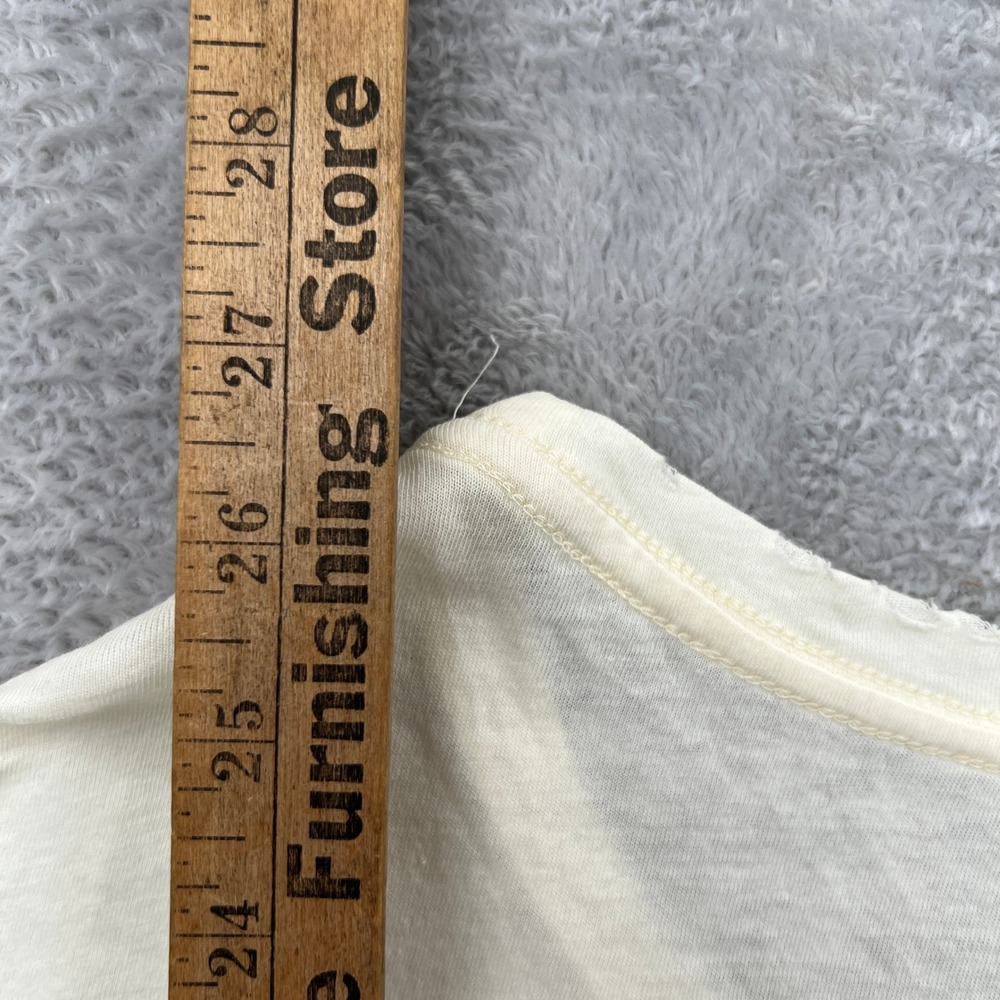 Alternative Apparel Mother Earth Rocker Tee Size M Ivory Womens Boho Graphic Top - Picture 6 of 7